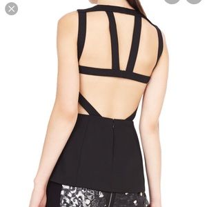 BCBGMaxAzria Open Back Helen Top